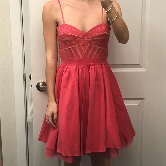 Pink Aidan Mattox dress - Picture 1 of 3